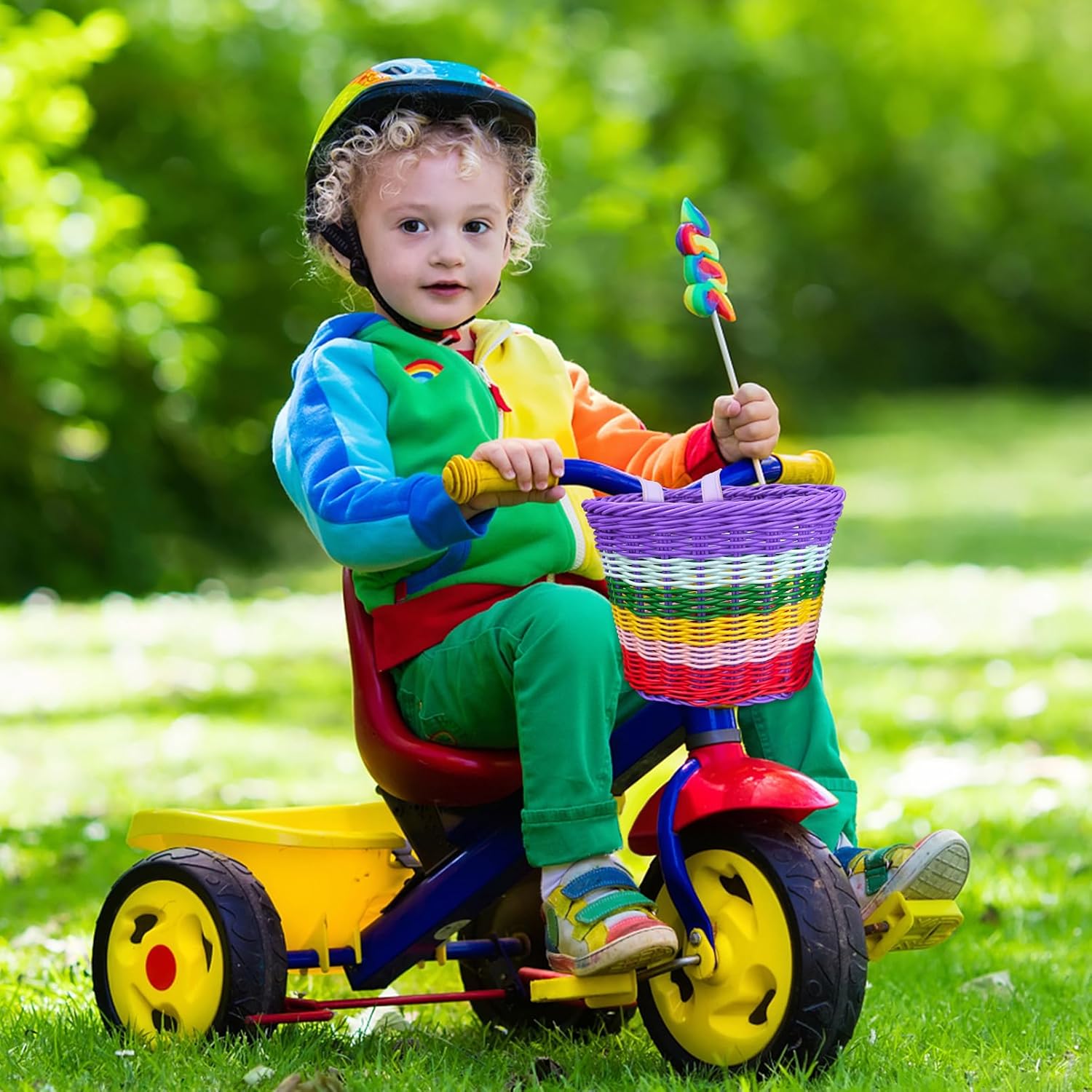 Raskullz Kids’ Bike Basket with Charms